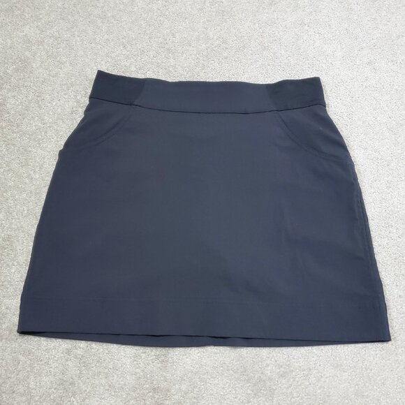 COLUMBIA All Seasons Skort Shorts Skirt Hiking Stretch Black Women's Medium - Picture 1 of 12